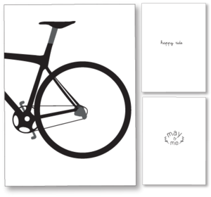 Image of Ride on (back) - Card