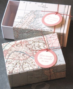 Image of Vintage Map Box