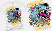 Image of Saving Grace Wolf Tee