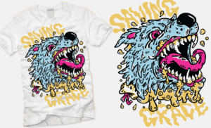 Image of Saving Grace Wolf Tee
