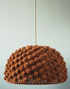 Image of suspension "choux" rouille