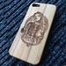 Image of Toke - Gangsta - Wooden iPhone case