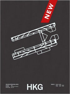Image of HKG: Hong Kong International Airport Screenprint