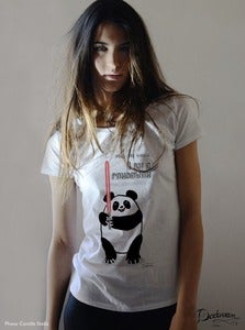 Image of T-shirt blanc femme Pandawan