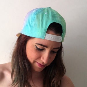 Image of Multicoloured Tie Dyed Snap Back