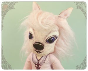 Image of SOLD~ Lil Brutes - Deer Girl by the Filigree ~ Rose