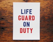 Image of Lifeguard On Duty 