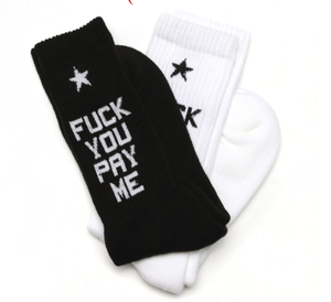 Image of SSUR - Fuck You Pay Me Socks