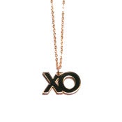 Image of xo necklace [gold mirror]