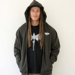 Image of REBIRTH ZIPPER HOODIE