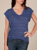 Image of Alternative Apparel Cybill Top in Blue 