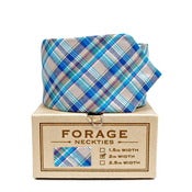 Image of summer plaid {necktie}