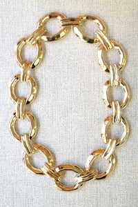 Image of gold look chunky curb chain by Allen&Code
