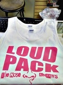 Image of White/Pink Loud Pack "The Nose Knows" Tank