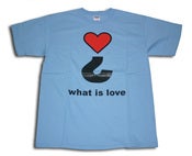 Image of What is Love? - Baby Blue/Red