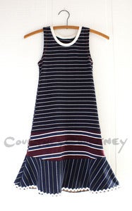 Image of COURTNEYCOURTNEY ⅞ navy/stripes/rr 