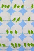 Image of Blomma birds organic cotton jersey (by the half metre)