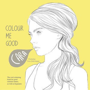 Image of Cara Delevingne Colouring Book<BR>**pre-order**
