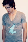 Image of Athletic Grey Deep V-Neck (Unisex)