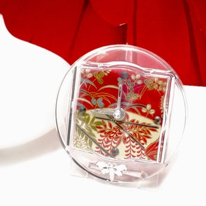Image of FREE SHIPPING Vine - Japanese Chiyogami Desk/Alarm Clock 