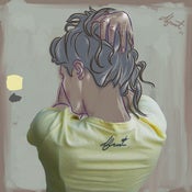 Image of GIRL . yellow . gray