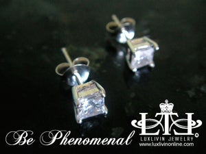 Image of NEW! "FOCUSED" LUXLIVIN Streetwear Jewelry - Men's Ear Studs Signature Edition
