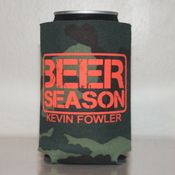 Image of Green Camo Beer Season Koozie