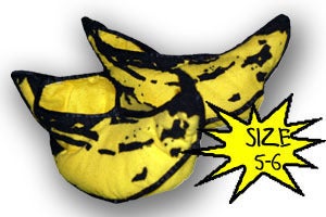 Image of Warhol's Banana Slippers Size 5-6