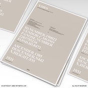 Image of Sans&Serif Poster / Times