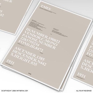 Image of Sans&Serif Poster / Times