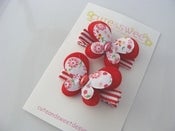 Image of Red Butterfly Hair Clip SET MOVING SALE