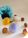 Image of Wish Rocks 4 You - snow white, dark chocolate, sun yellow, lavender