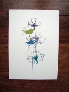 Image of Poppy Gocco print - Limited Edition of 50