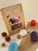 Image of Wish Rocks 4 You - sun yellow, pink, orange, dark chocolate