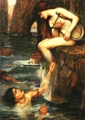 Image of J W Waterhouse: 11 7x5 Pre-raphaelite prints