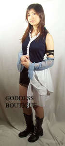 Image of Final Fantasy X-2 Songstress Yuna Lenne Cosplay Costume Set