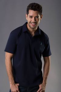 Image of Mens Polo Navy Blue