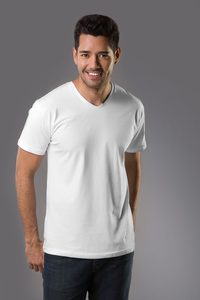 Image of Mens V White
