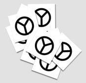 Image of Y tattoos (x10 pieces)
