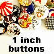 Image of 100 1" BUTTONS