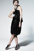 Image of Kate Tailyour Satin Draped Dress