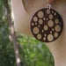 Image of POMEGRANATE earrings in wood