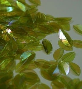 Image of 5 New Leaf Sequins, colors are great!