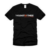 Image of The Least Of These - Single Line Logo Tee (Black)