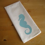 Image of Set of 2 Seahorse Tea Towels - more colors