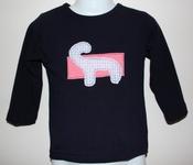 Image of Boys Long Sleeve Top, Navy Dino