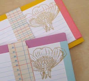 Image of golden buttercups {8 screenprinted blank notes}