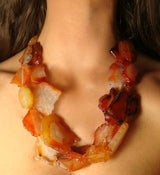 Image of Orange Agate and Chiffon