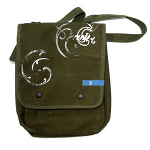 Image of IROCK Map Bag (Green & Black) UNISEX