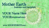 Image of MOTHER EARTH Business Card Template